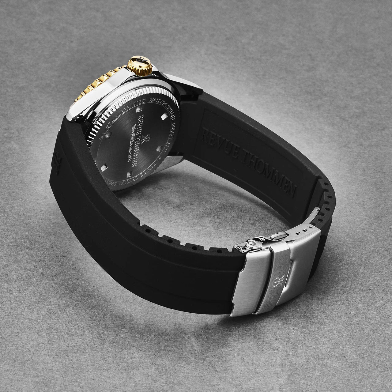 Revue Thommen Diver Men's 42mm Black Automatic Watch 17571.2847