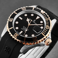 Thumbnail for Revue Thommen Diver Men's 42mm Black Automatic Watch 17571.2857