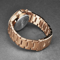 Thumbnail for Revue Thommen Diver Men's 42mm Black Rose Gold Chronograph Automatic Watch 17571.6167