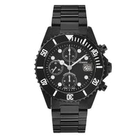 Thumbnail for Revue Thommen XL Diver Men's 42mm Black Chronograph Automatic Watch 17571.6177