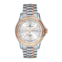 Thumbnail for Revue Thommen Men's Airspeed XL 44mm Automatic Two-Tone Rose Gold Watch 16040.2452