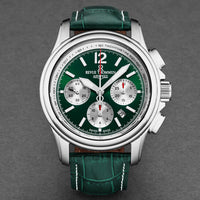 Thumbnail for Revue Thommen Men's Airspeed XL 44mm Chronograph Green Automatic Watch 16041.6334