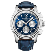 Thumbnail for Revue Thommen Men's Airspeed XL 44mm Chronograph Blue Automatic Watch 16041.6335