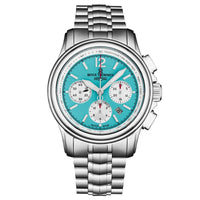Thumbnail for Revue Thommen Men's Airspeed XL 44mm Chronograph Automatic Glacier Blue Watch 16041.6431