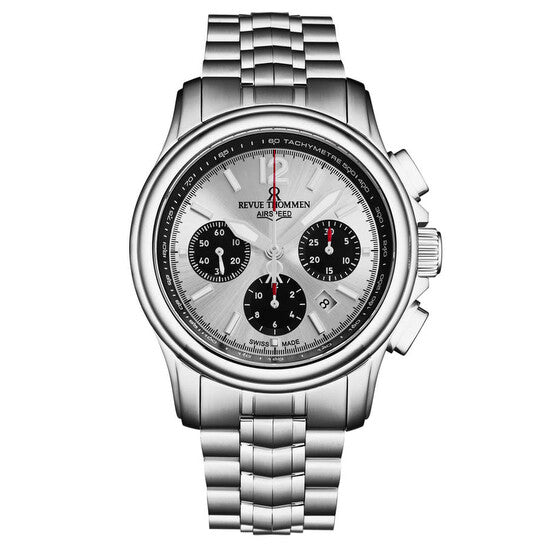 Revue Thommen Air Speed Chrono Silver Automatic Men's Watch 16041.6432