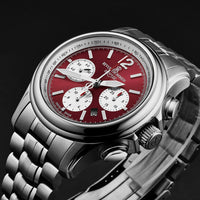 Thumbnail for Revue Thommen Air Speed Chrono 46mm Red Automatic Men's Watch 16041.6436