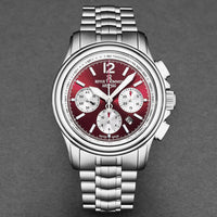 Thumbnail for Revue Thommen Air Speed Chrono 46mm Red Automatic Men's Watch 16041.6436