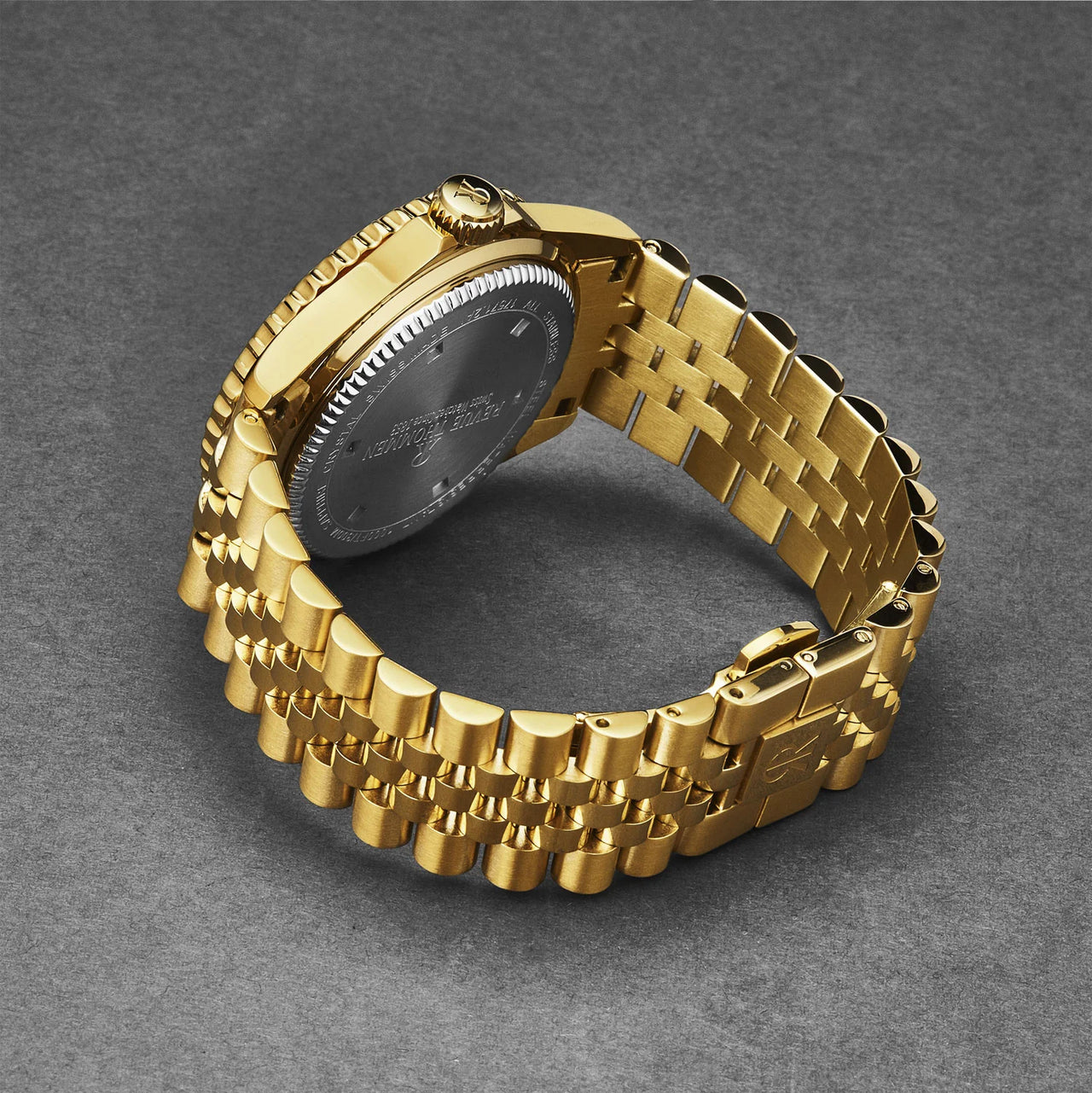 Revue Thommen Diver Men's 42mm Black Gold Automatic Watch 17571.2217