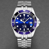Thumbnail for Revue Thommen Blue Dial Steel 'Diver' Automatic Men's Watch 17571.2228
