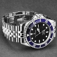 Thumbnail for Revue Thommen Black Dial Steel 'Diver' Automatic Men's Watch 17571.2235