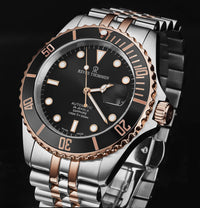 Thumbnail for Revue Thommen Men's Diver 42mm Black Two-Tone Automatic Watch 17571.2257