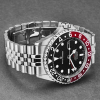 Thumbnail for Revue Thommen Diver GMT Men's 42mm Black Red Automatic Watch 17572.2236