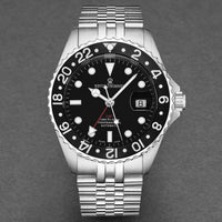 Thumbnail for Revue Thommen 'Diver' Black Dial Steel 42mm Automatic Men's Watch 17572.2237
