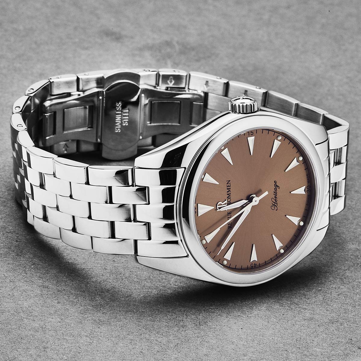 Revue Thommen Heritage Men’s 39mm Brown Automatic Watch 21010.2139