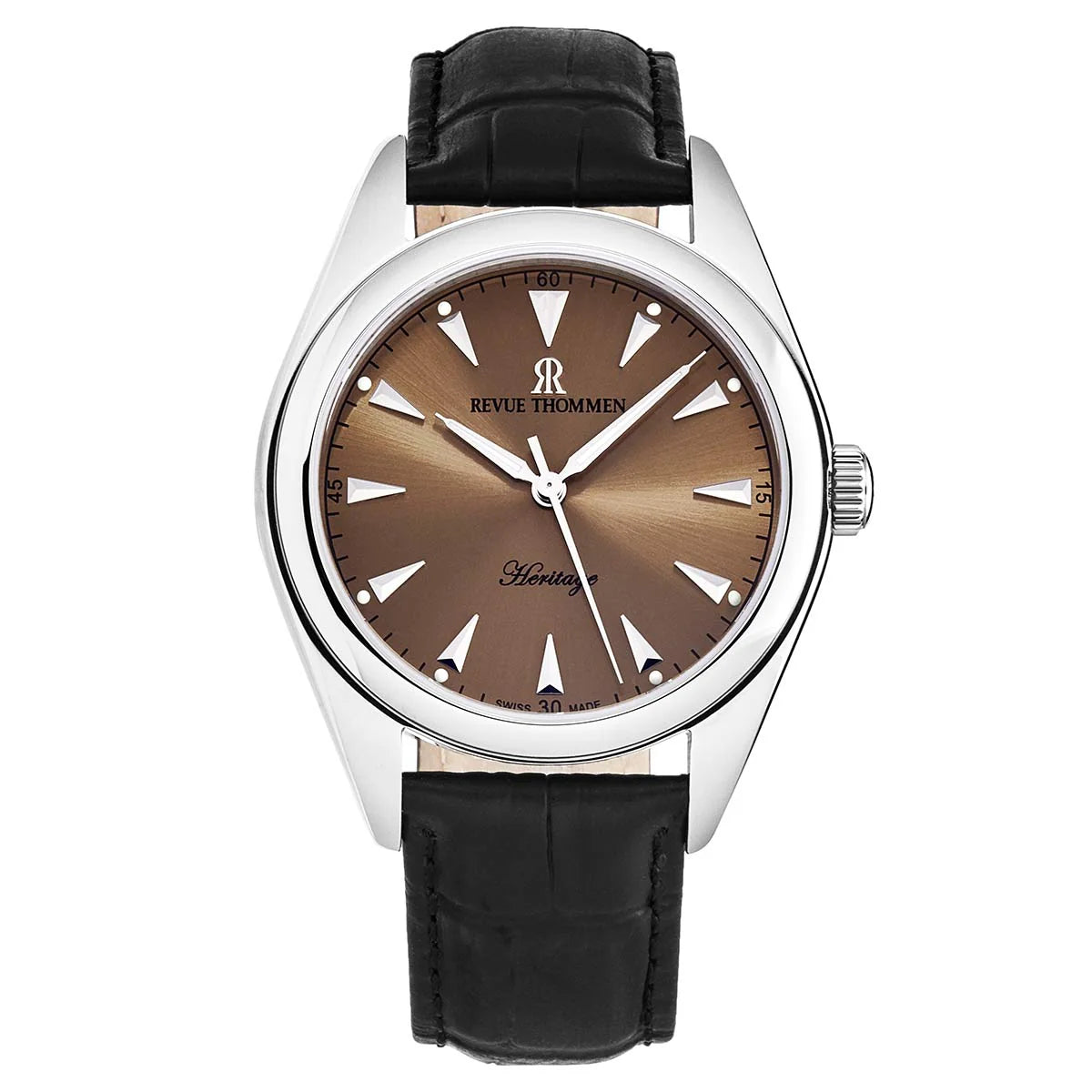Revue Thommen Men's Heritage Brown Automatic Watch 21010.2539