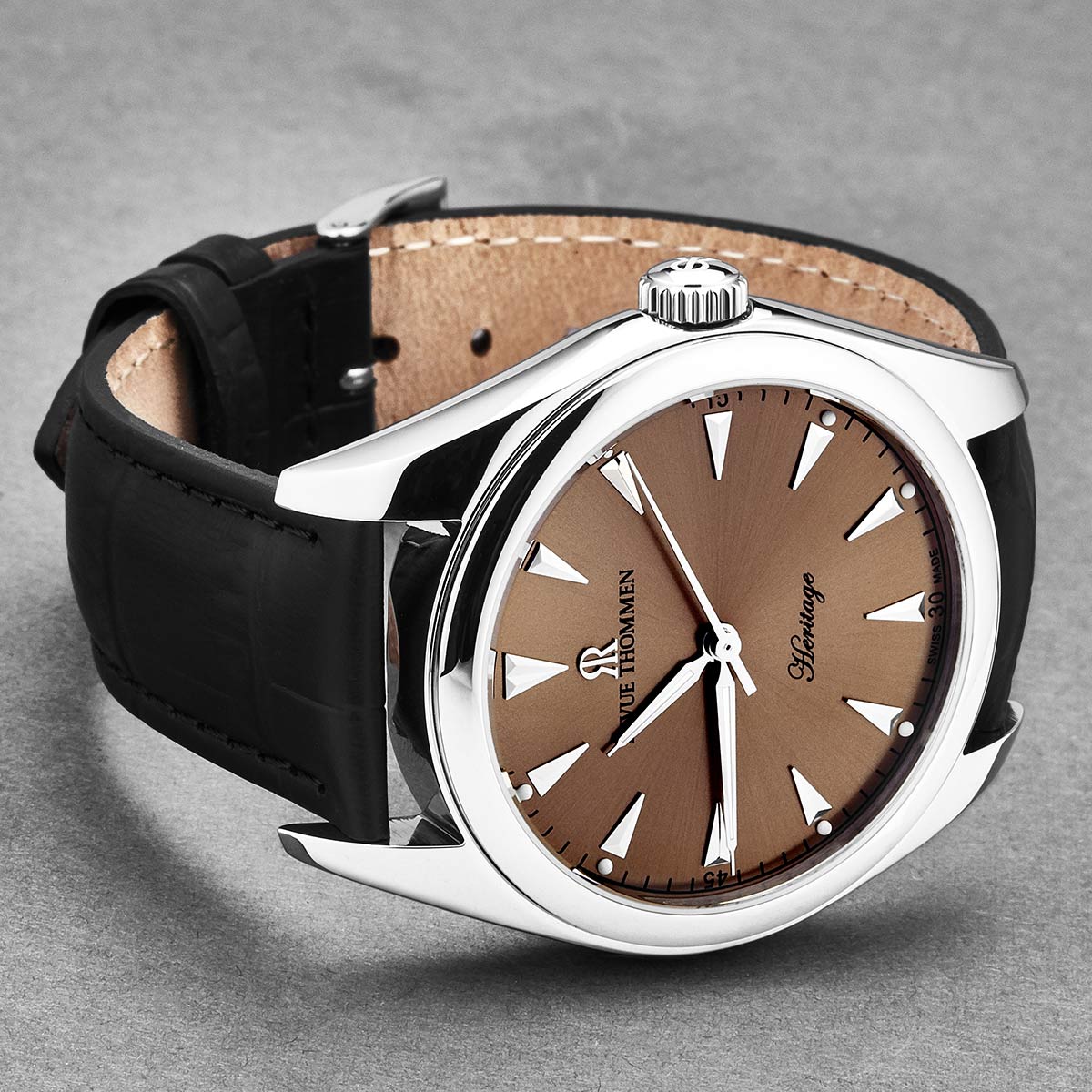 Revue Thommen Men's Heritage Brown Automatic Watch 21010.2539