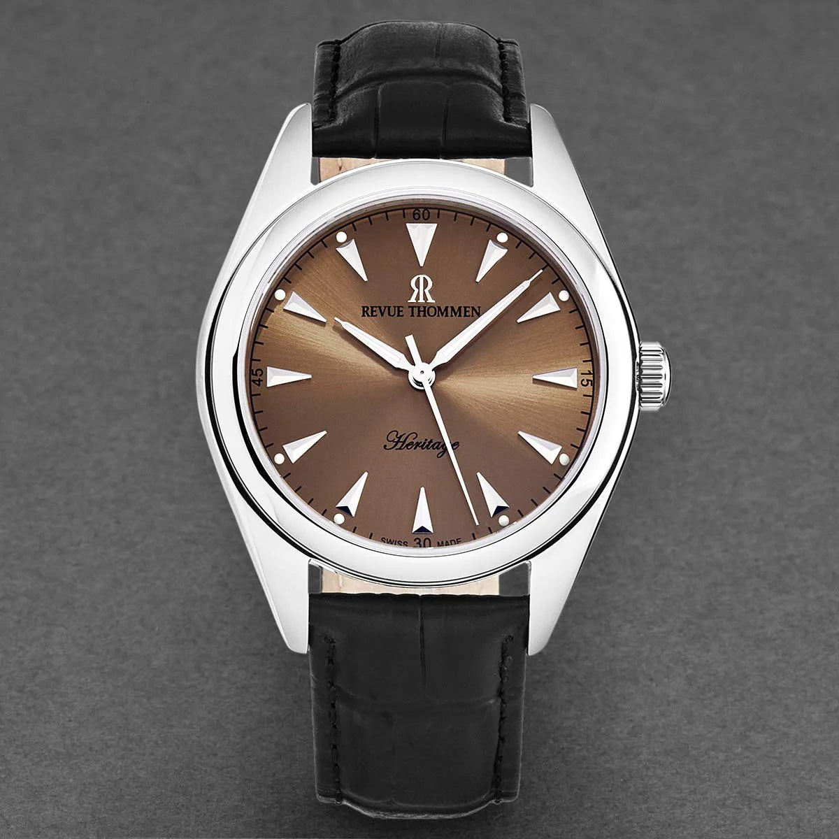 Revue Thommen Men's Heritage Brown Automatic Watch 21010.2539