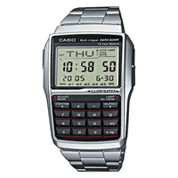 Thumbnail for Casio Watch Vintage Data Bank Calculator Black Silver DBC-32D-1ADF