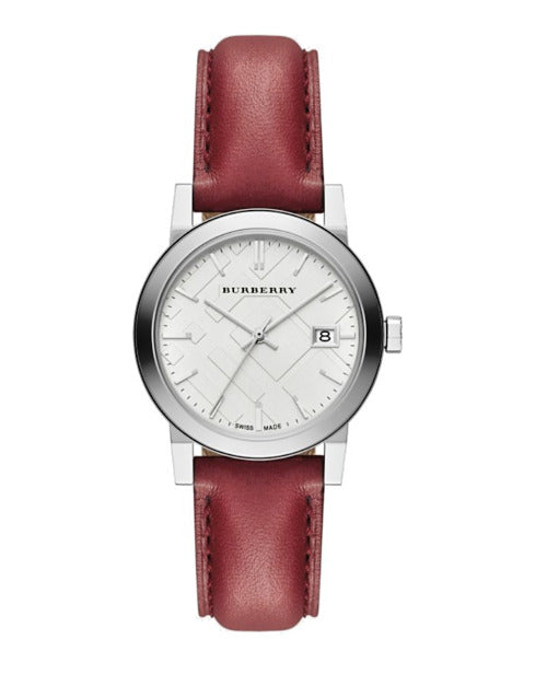 Burberry Ladies Watch The City 34mm Red BU9129