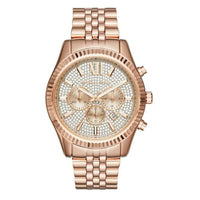 Thumbnail for Michael Kors Men's Watch Lexington Chronograph Gold Rose MK8580