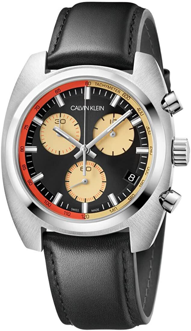 Calvin Klein Men's Watch Achieve Chronograph Black K8W371C1
