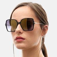Thumbnail for Sunglasses - Hugo Boss 1271/S 807 58FQ Women's Black Sunglasses