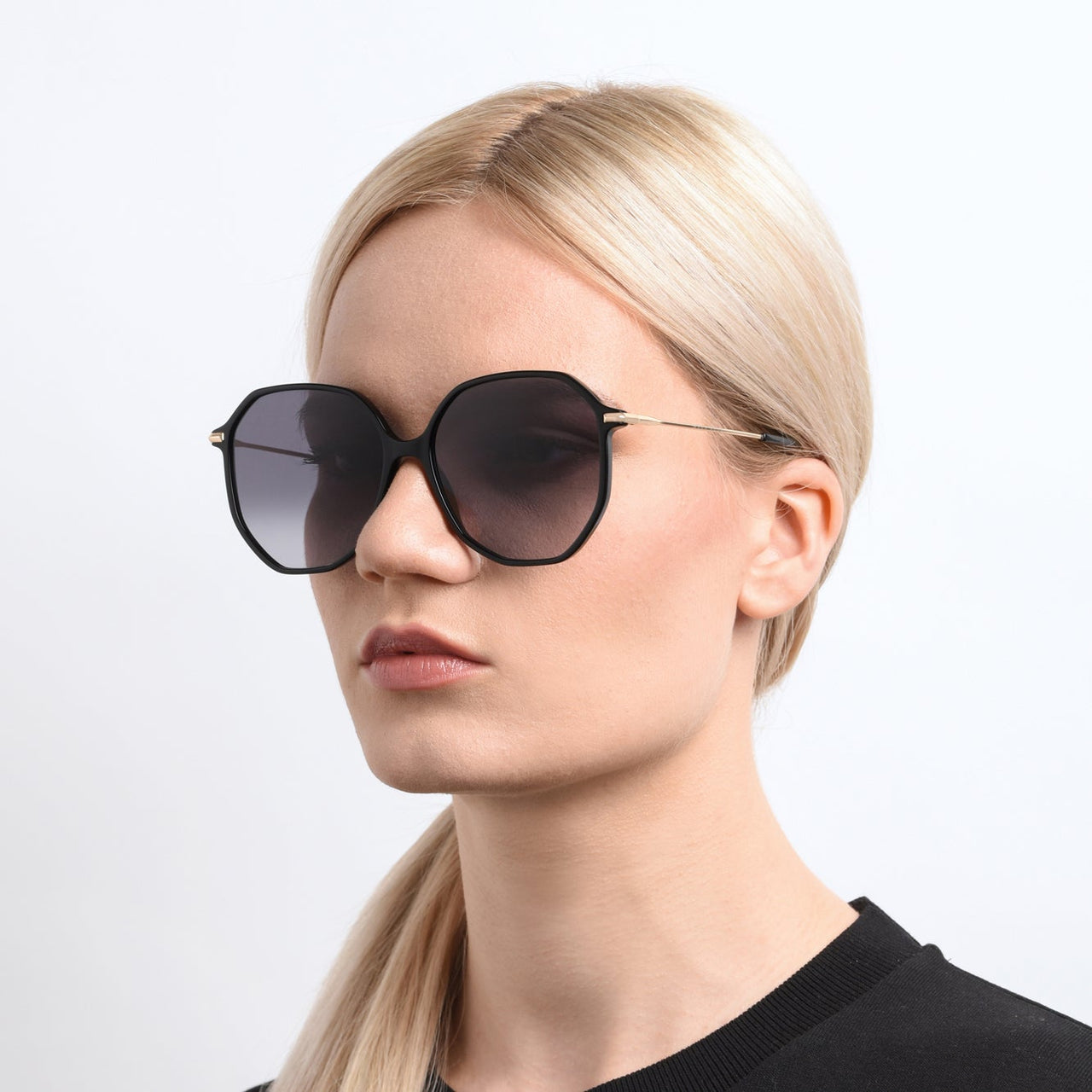 Sunglasses - Hugo Boss 1329/S 807 589O Unisex Black Sunglasses