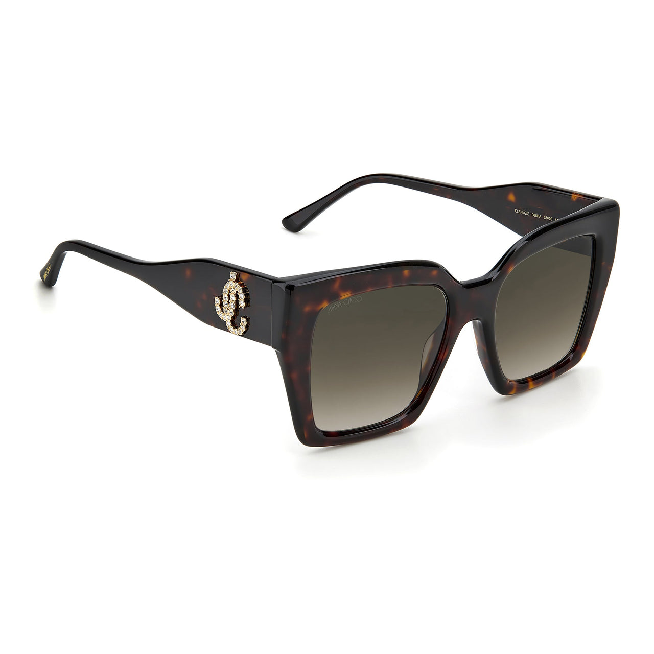 Sunglasses - Jimmy Choo ELENI/G/S 086 53HA (JC36) Ladies Havana Sunglasses.
