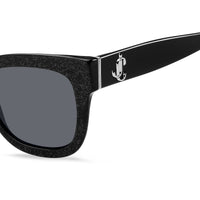 Thumbnail for Sunglasses - Jimmy Choo JAN/S DXF 52IR Women's Glt Black