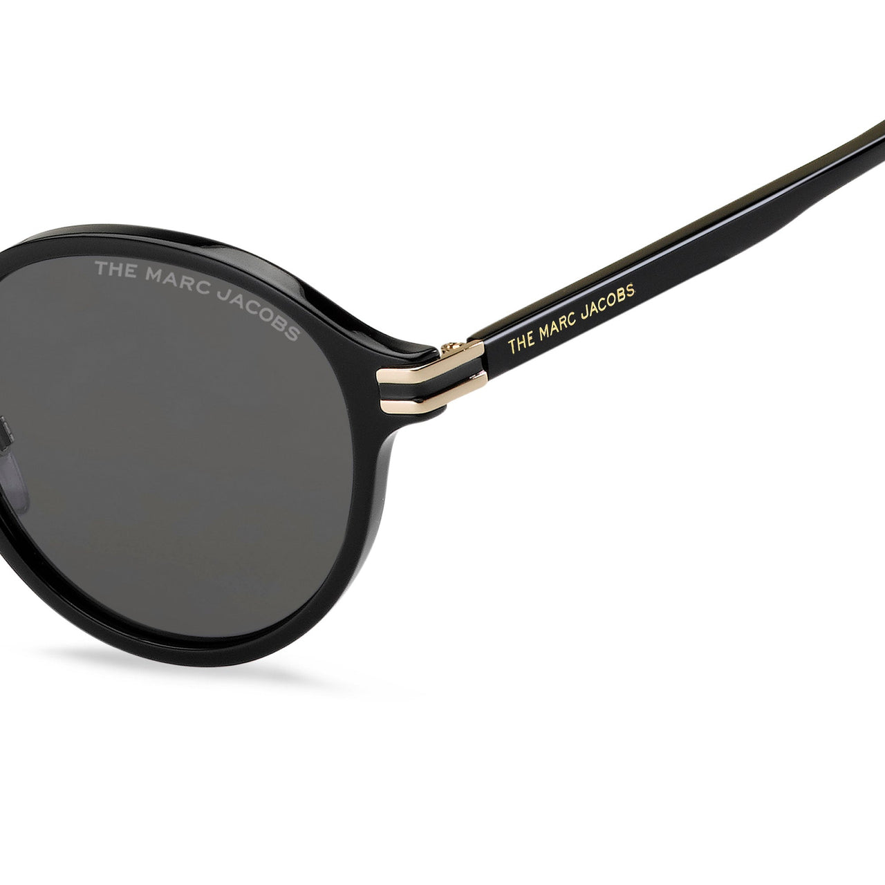 Sunglasses - Marc Jacobs MARC 533/S 2M2 49IR Men's Black Gold Sunglasses