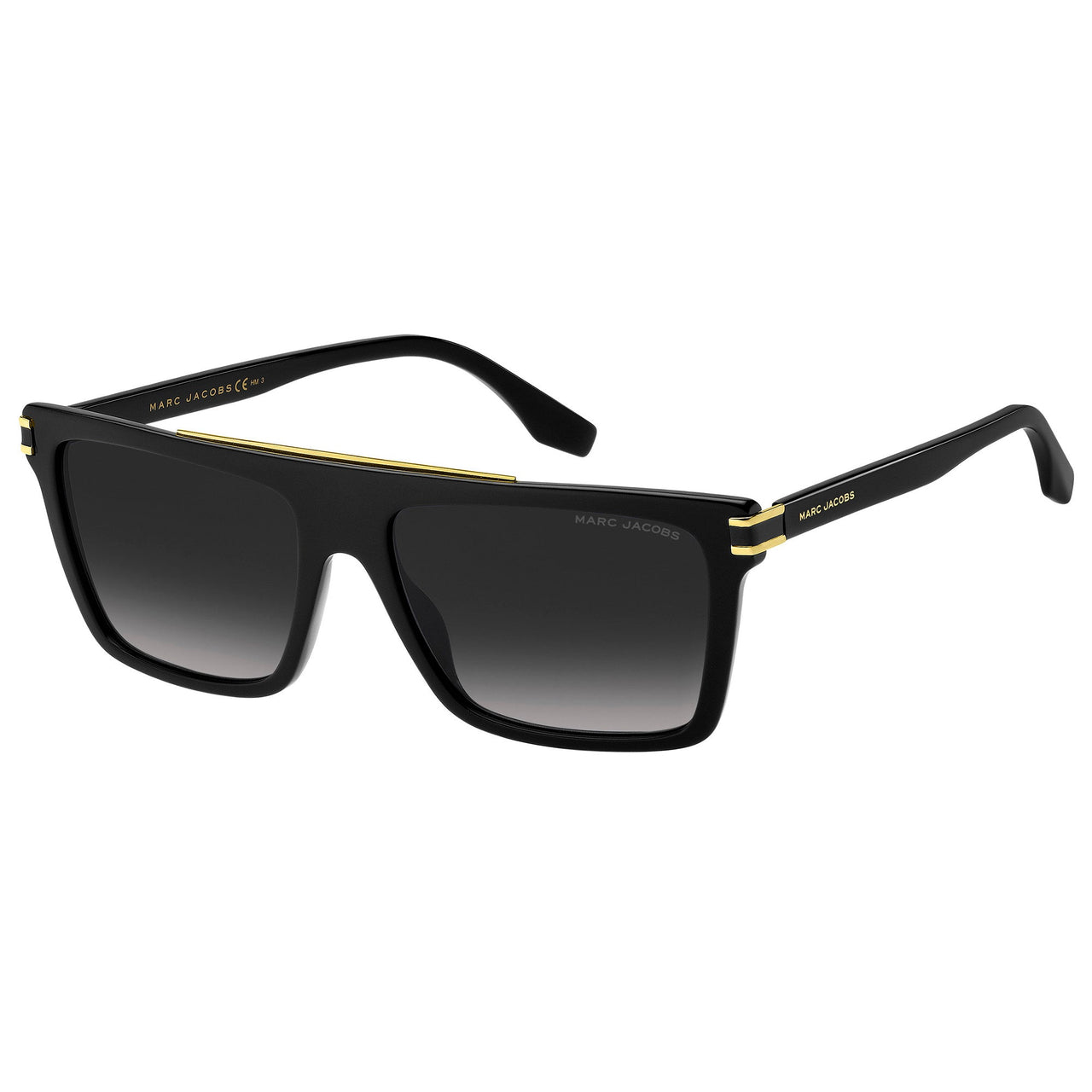 Sunglasses - Marc Jacobs MARC 568/S 807 589O Men's Black Sunglasses