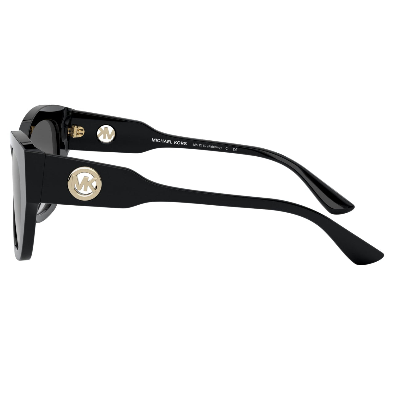 Sunglasses - Michael Kors 0MK2119 30058G 53 (MK20) Women's Black Palermo Sunglasses