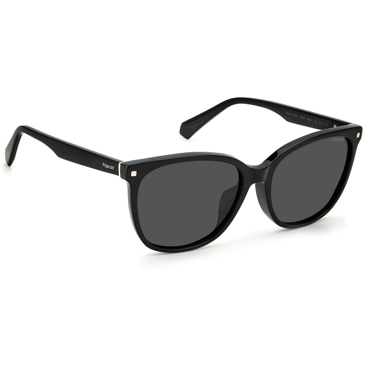 Sunglasses - Polaroid  PLD 4113/F/S/807 59M9 (PLD72) Ladies Black Sunglasses