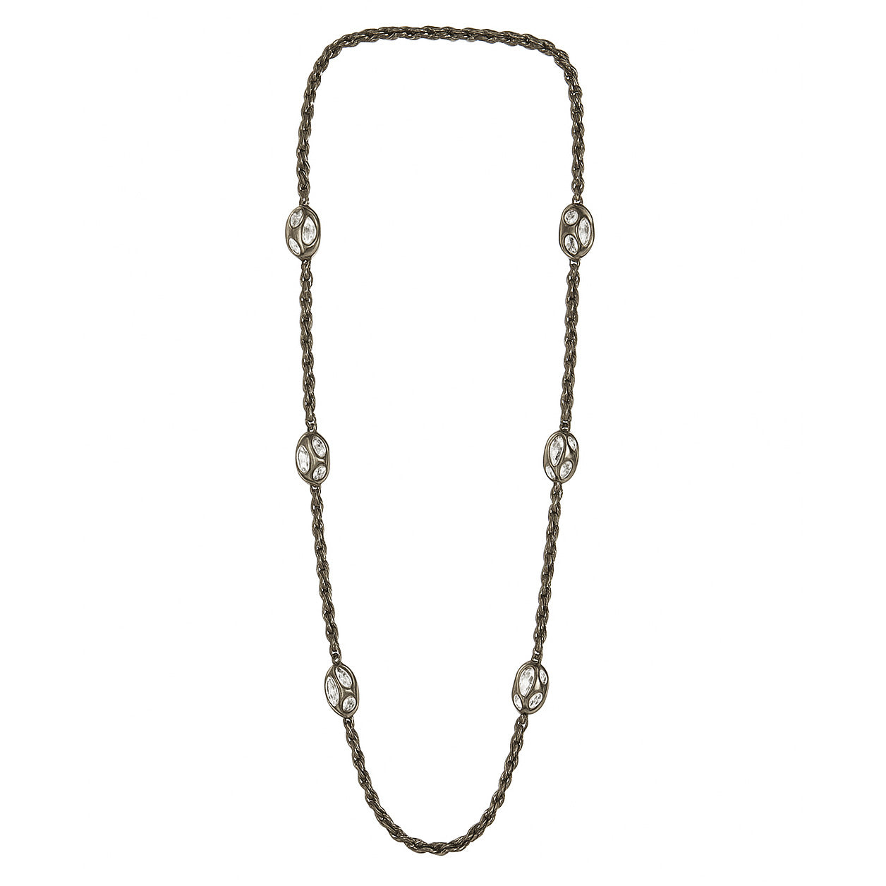 Swarovski Atelier Kalix Collection Ladies Necklace Ruthenium Plated 5139823