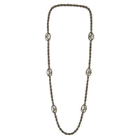 Thumbnail for Swarovski Atelier Kalix Collection Ladies Necklace Ruthenium Plated 5139823