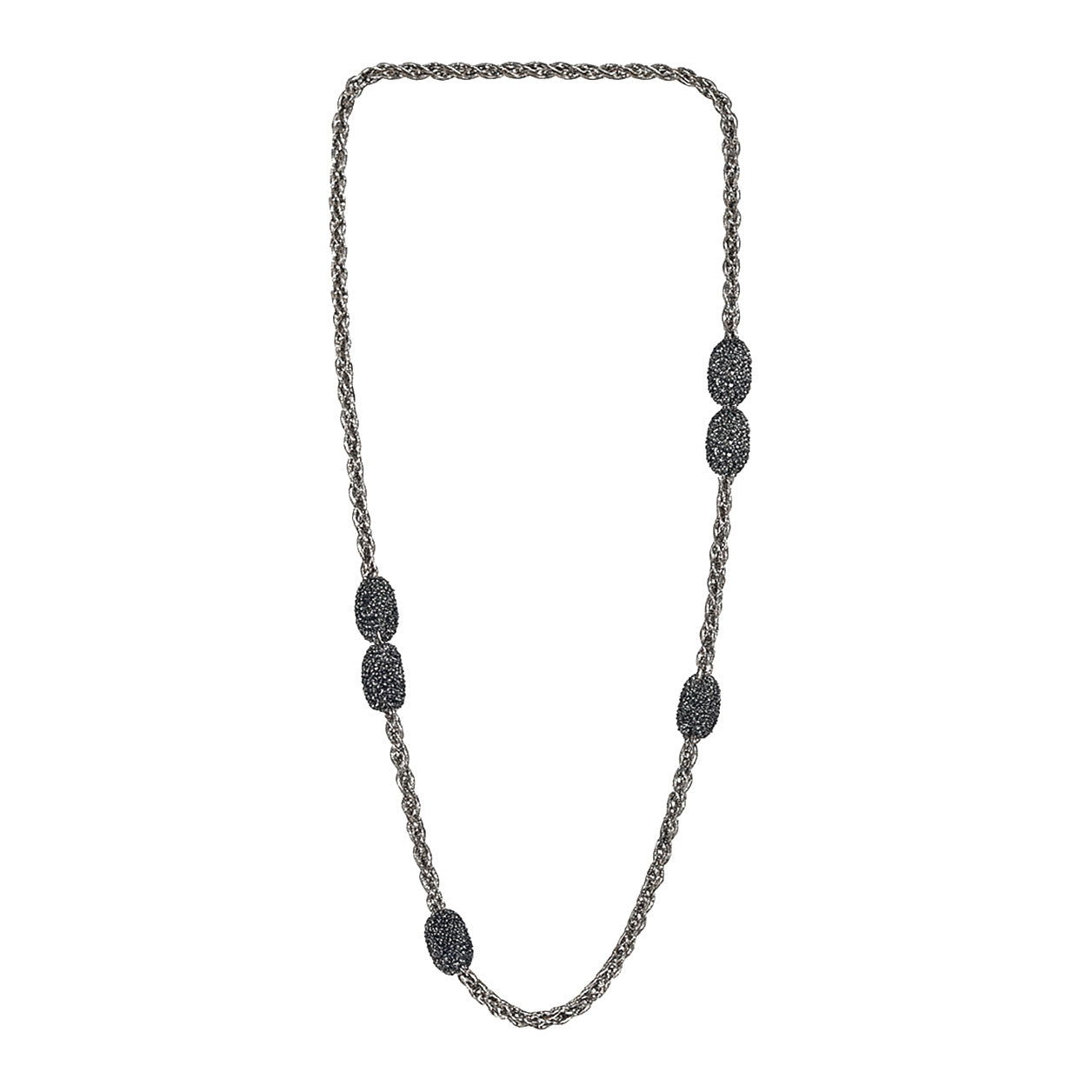 Swarovski Atelier Kalix Collection Ladies Necklace Ruthenium Plated 5148898