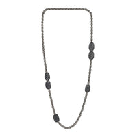 Thumbnail for Swarovski Atelier Kalix Collection Ladies Necklace Ruthenium Plated 5148898