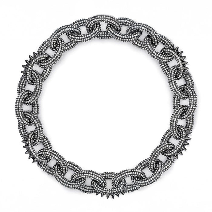 Swarovski Atelier Kalix Collection Ladies Necklace Ruthenium Plated 5185940