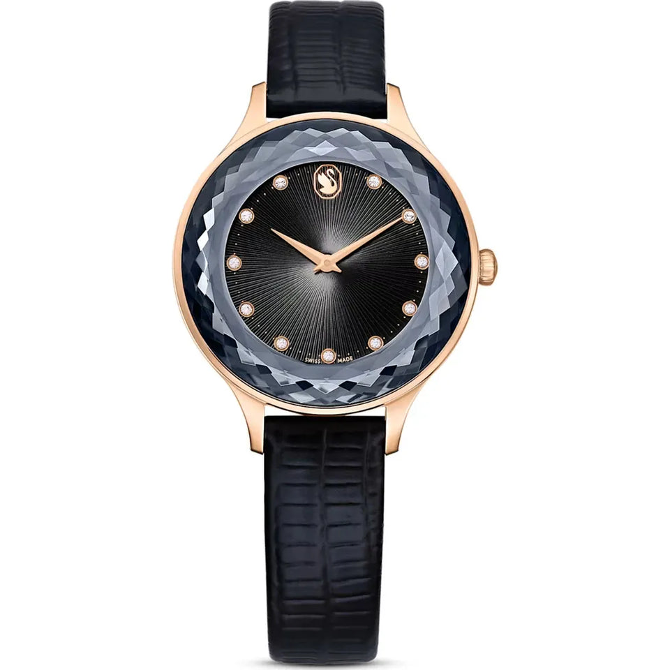 Swarovski Watch Octea Nova 33mm Black – Watches & Crystals
