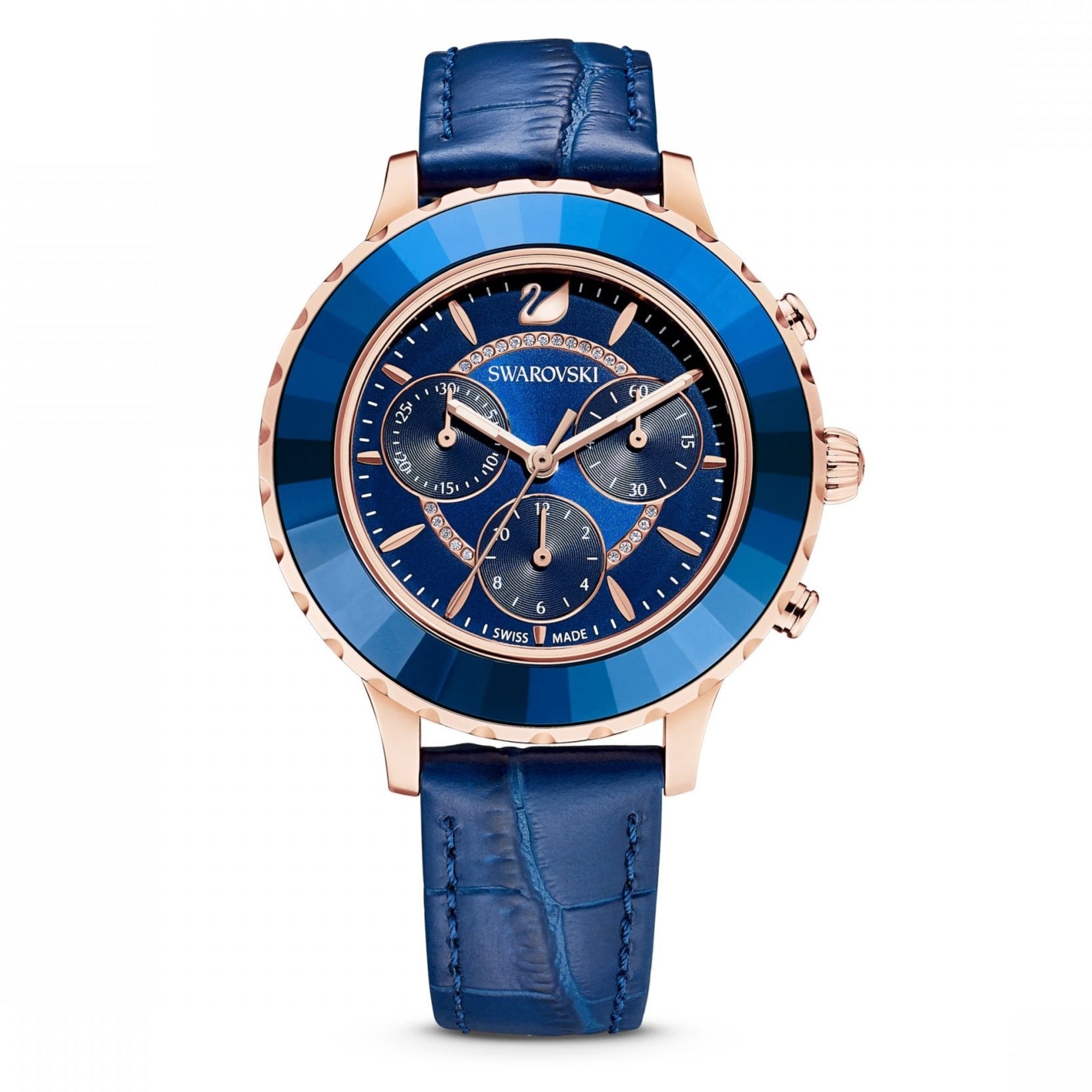 Swarovski Watch Octea Lux Chrono Blue 5563480
