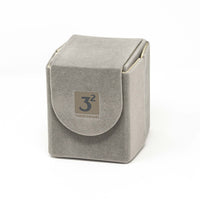 Thumbnail for Three Square Men's Silver Blue Quartz Brown Leather Watch S1000BLB