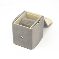 Thumbnail for Three Square Men's Silver Blue Quartz Brown Leather Watch S1000BLB