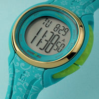 Thumbnail for Timex Women’s Digital Watch 38mm Ironman Sleek 50 Turquoise TW5M03100