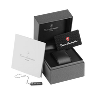 Thumbnail for Tonino Lamborghini Men's Watch 42mm Shock ABS Silver Red TLABSR-SS-R