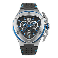 Thumbnail for Tonino Lamborghini Men’s Watch 56mm Spyder X Black Blue TL9XC-SS