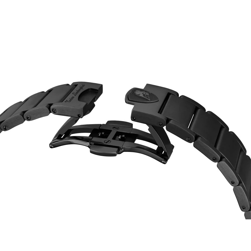 Tonino Lamborghini Men’s Watch 56mm Spyder X Black Yellow TL9XE-B