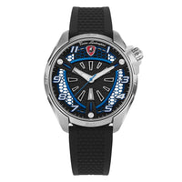 Thumbnail for Tonino Lamborghini Men's Watch 42mm Shock ABS Silver Blue TLABSB-SS-R