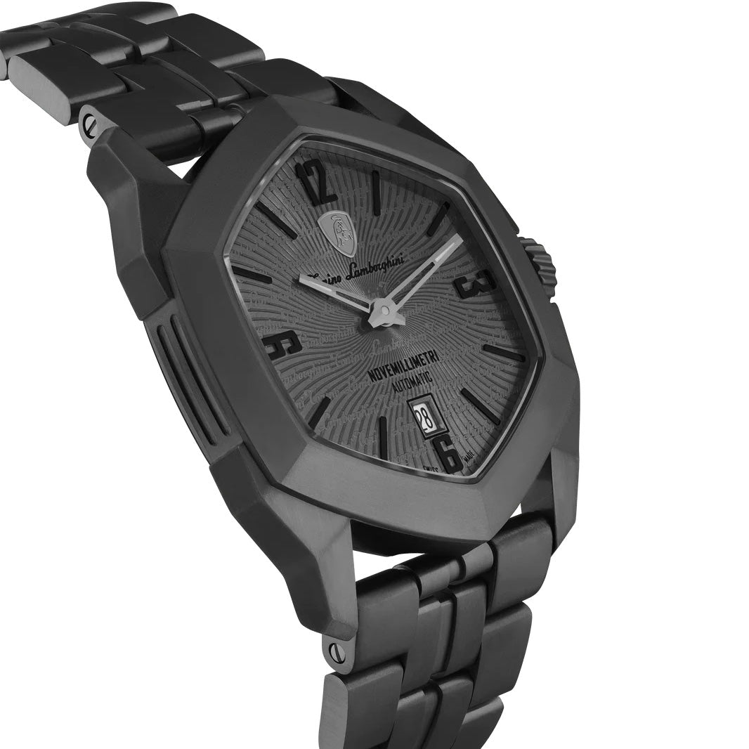 Tonino Lamborghini Men's Watch 43mm Novemillimetri Smoke Grey TLF-T08-1-B