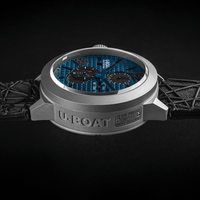 Thumbnail for U-Boat Men’s Watch 45mm Classico Titanium Tungsten Chronograph Blue 3003