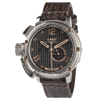 Thumbnail for U-Boat Men’s Watch 46mm Chimera Damascus Bronze Black 3006